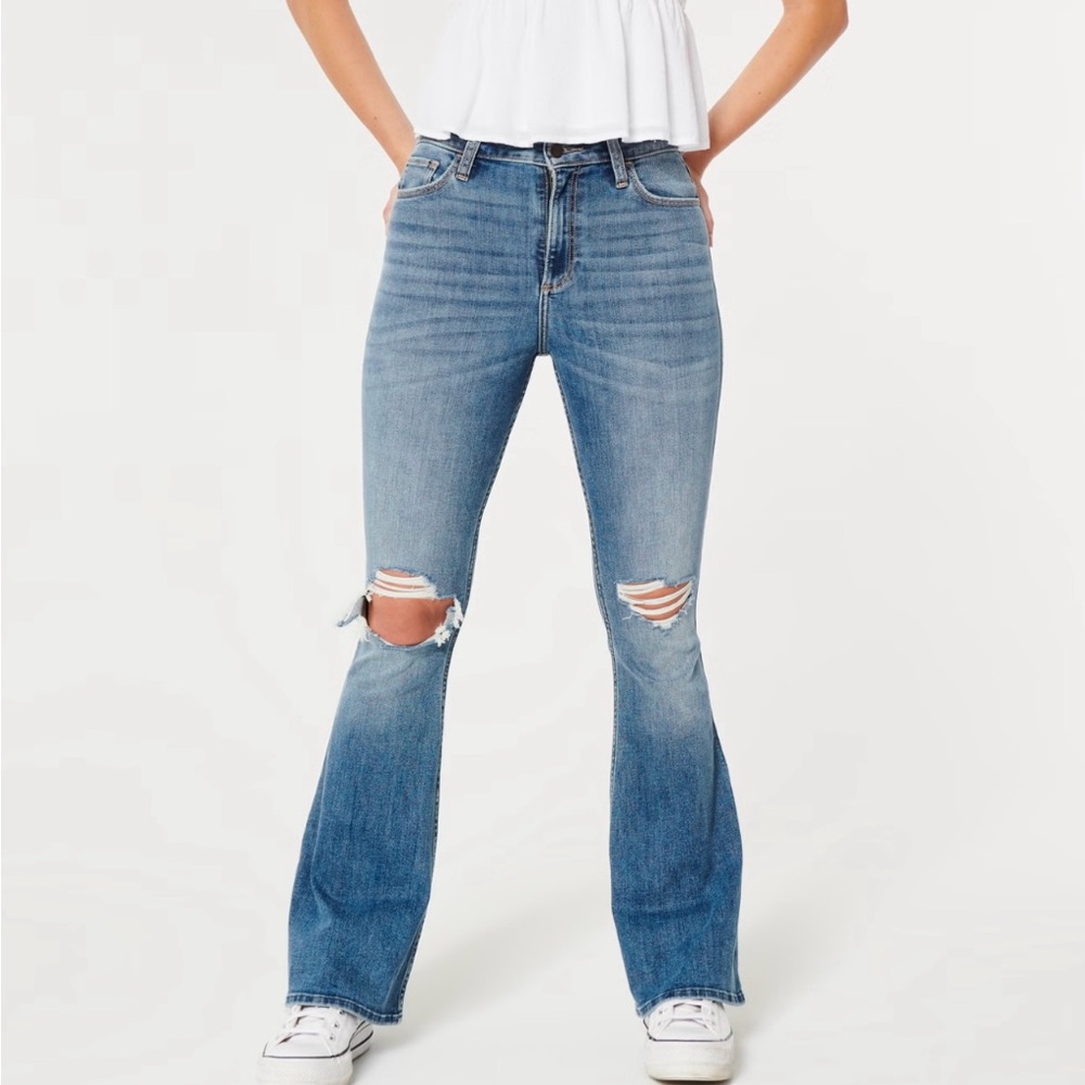 Hollister High Rise Vintage Flare Jeans Size 11R
